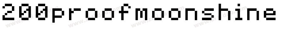 200proofmoonshine remix字体转换